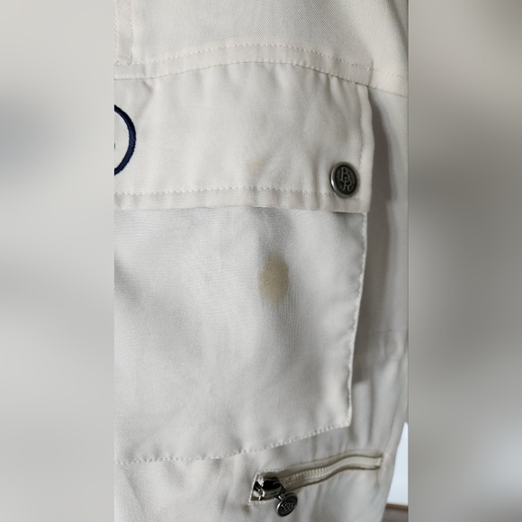 BR Equestrian Cream and Navy Half Zip Jacket - Size Medium - Picture 16 of 16